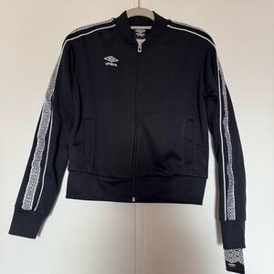 Umbro Premier Black and White Jacket
